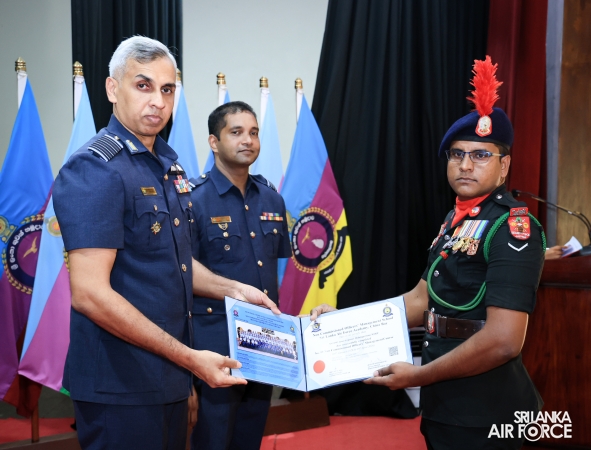 CERTIFICATE AWARDING CEREMONY OF NO. 28 ENGLISH MEDIUM AND NO. 99 SINHALA MEDIUM NON-COMMISSIONED OFFICERS' MANAGEMENT COURSES