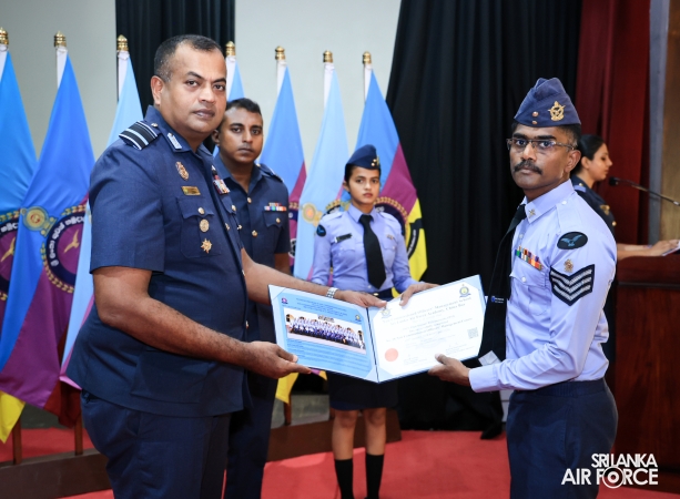CERTIFICATE AWARDING CEREMONY OF NO. 28 ENGLISH MEDIUM AND NO. 99 SINHALA MEDIUM NON-COMMISSIONED OFFICERS' MANAGEMENT COURSES