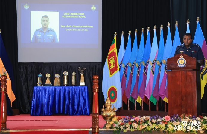 CERTIFICATE AWARDING CEREMONY OF NO. 28 ENGLISH MEDIUM AND NO. 99 SINHALA MEDIUM NON-COMMISSIONED OFFICERS' MANAGEMENT COURSES