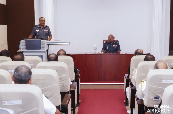 COMMANDER OF THE AIR FORCE DELIVERS GUEST LECTURE AT NATIONAL DEFENCE COLLEGE