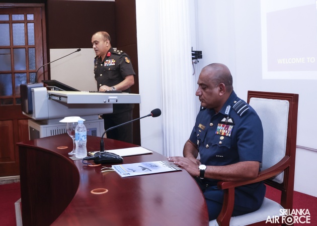 COMMANDER OF THE AIR FORCE DELIVERS GUEST LECTURE AT NATIONAL DEFENCE COLLEGE