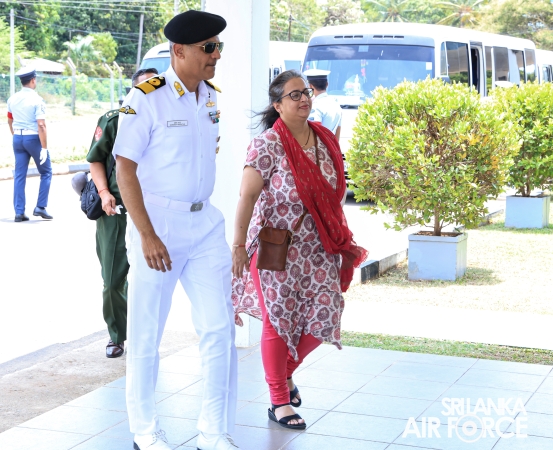 SLAF FACILITATES AIR TRANSPORT FOR VISITING INDIAN NDC DELEGATION