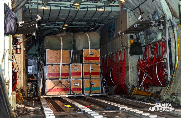 PAKISTAN AIR FORCE C-130 AIRCRAFT ARRIVES WITH HUMANITARIAN ASSISTANCE