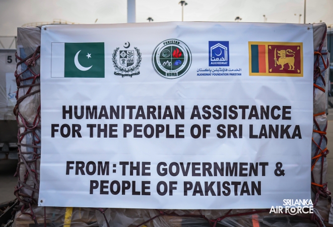 PAKISTAN’S NDMA SENDS HUMANITARIAN RELIEF SHIPMENT TO SRI LANKA