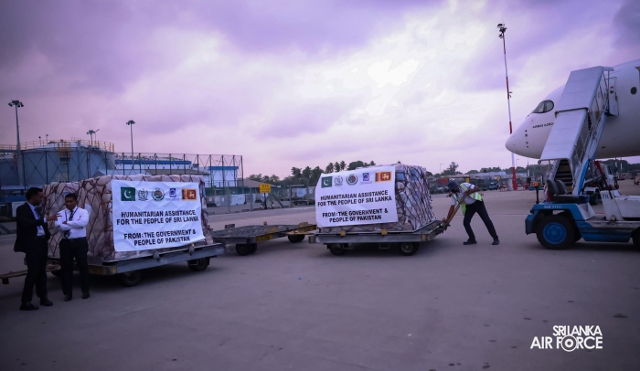 PAKISTAN’S NDMA SENDS HUMANITARIAN RELIEF SHIPMENT TO SRI LANKA