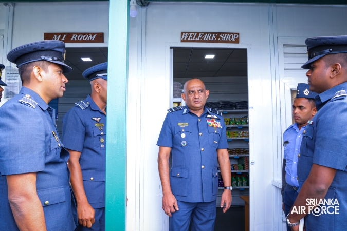 AIR VICE MARSHAL INDIKA WICKRAMASINGHE ASSUMES DUTIES THE VICE CHANCELLOR OF GENERAL SIR JOHN KOTELAWALA DEFENCE UNIVERSITY