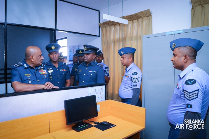 AIR VICE MARSHAL INDIKA WICKRAMASINGHE ASSUMES DUTIES THE VICE CHANCELLOR OF GENERAL SIR JOHN KOTELAWALA DEFENCE UNIVERSITY