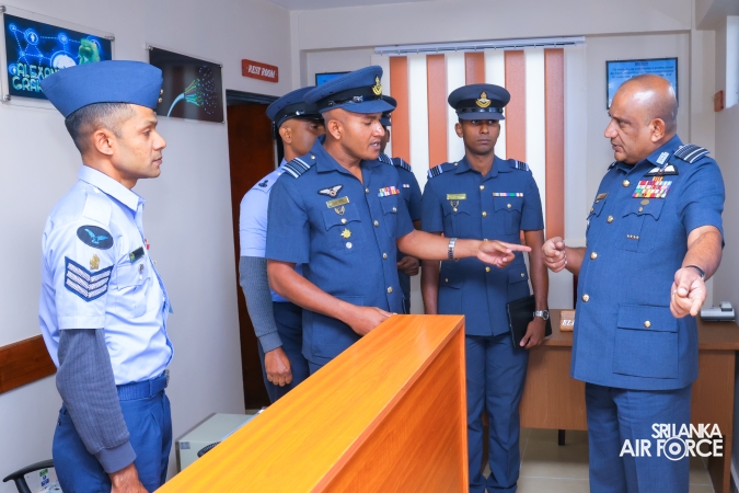 AIR VICE MARSHAL INDIKA WICKRAMASINGHE ASSUMES DUTIES THE VICE CHANCELLOR OF GENERAL SIR JOHN KOTELAWALA DEFENCE UNIVERSITY