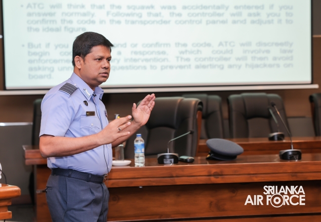 LECTURE SERIES ON AIR LAW CONDUCTED FOR AIR FORCE PILOTS