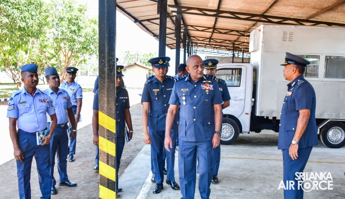 COMMANDER’S INSPECTION AT SLAF STATION PALALY