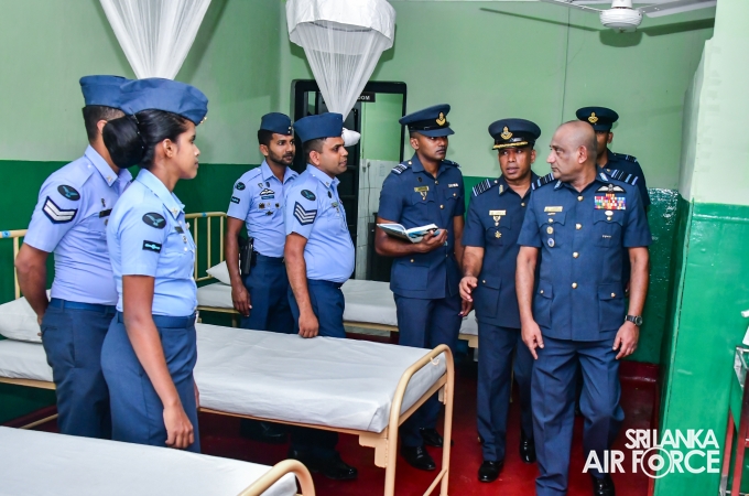 COMMANDER’S INSPECTION AT SLAF STATION PALALY