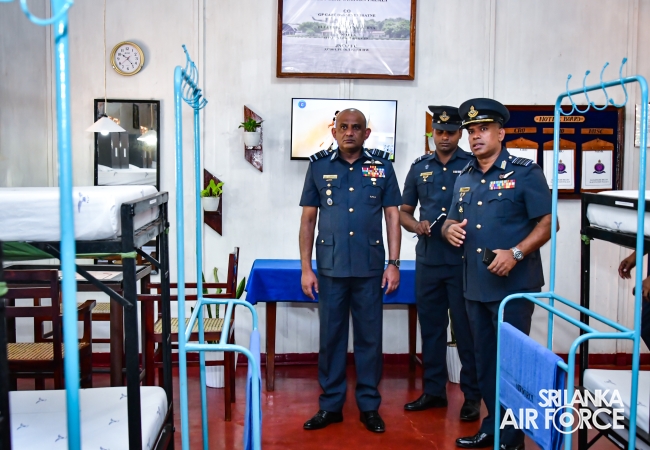 COMMANDER’S INSPECTION AT SLAF STATION PALALY