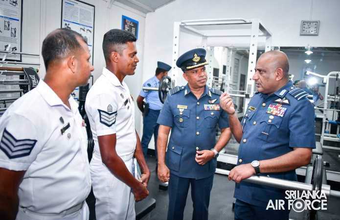 COMMANDER’S INSPECTION AT SLAF STATION PALALY