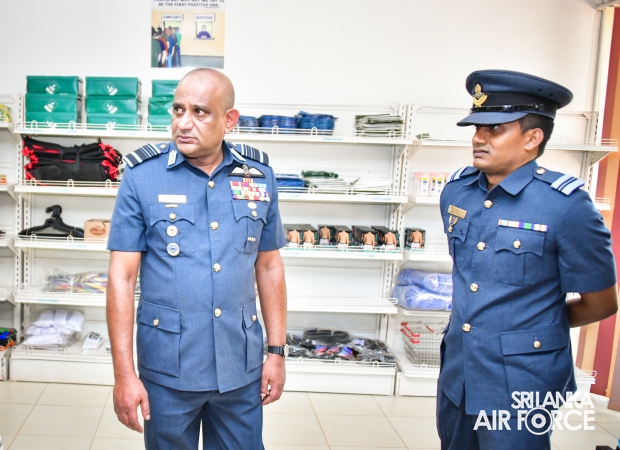 COMMANDER’S INSPECTION AT SLAF STATION PALALY
