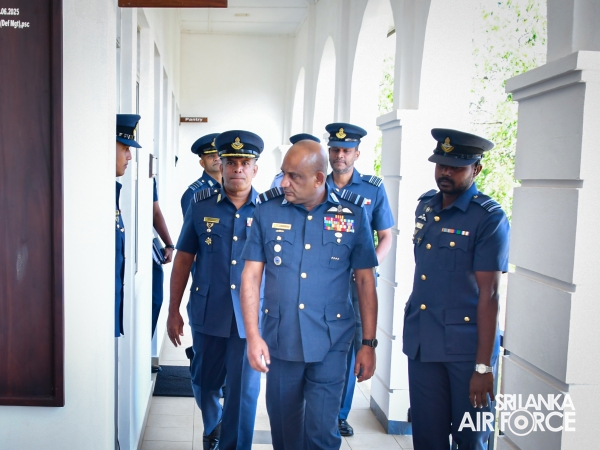COMMANDER’S INSPECTION AT SLAF STATION PALALY