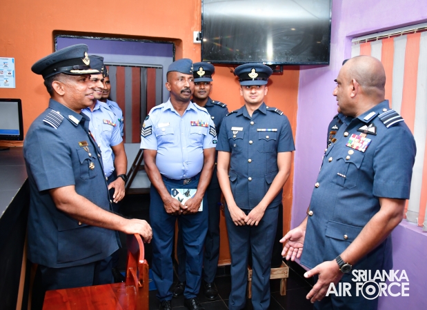 COMMANDER’S INSPECTION AT SLAF STATION PALALY
