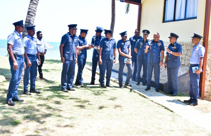 COMMANDER’S INSPECTION AT SLAF STATION PALALY
