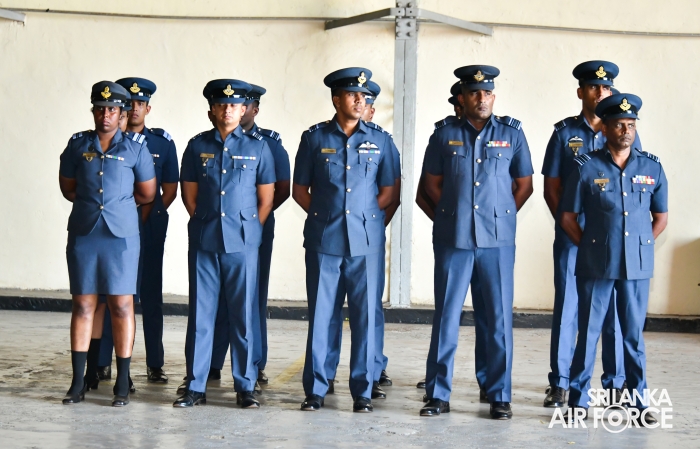 COMMANDER’S INSPECTION AT SLAF STATION PALALY