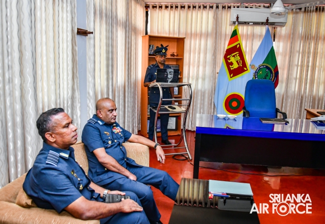 COMMANDER’S INSPECTION AT SLAF STATION PALALY