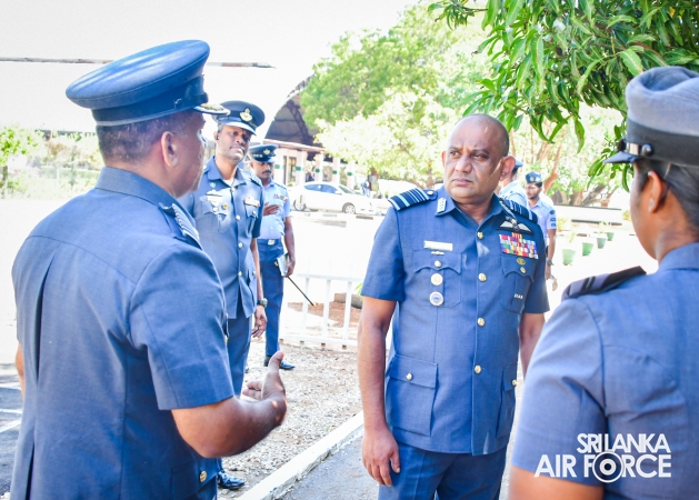 COMMANDER’S INSPECTION AT SLAF STATION PALALY