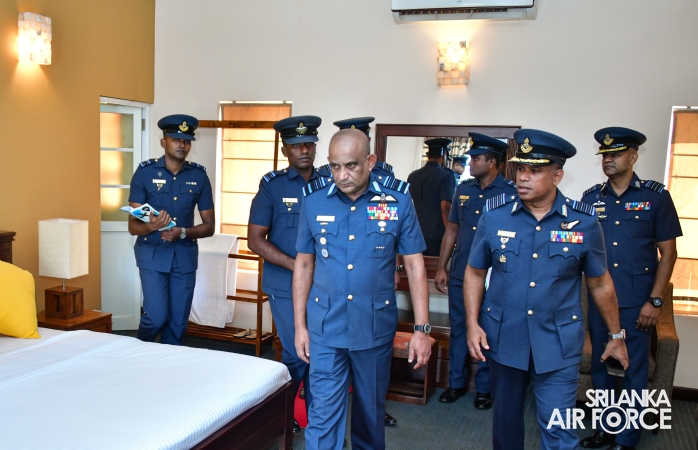 COMMANDER’S INSPECTION AT SLAF STATION PALALY