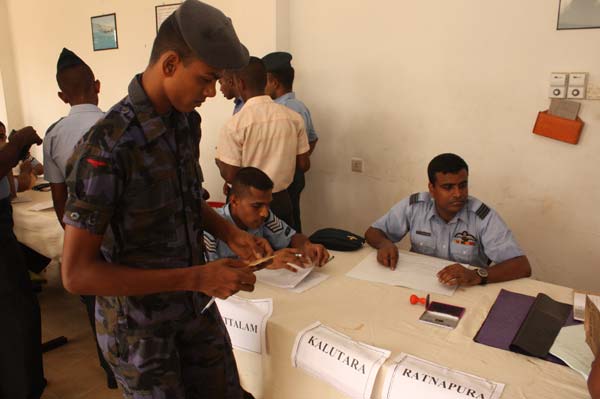 SLAF Members Gather to Cast Their Posting Votes