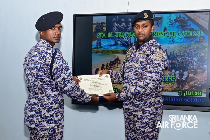 REGIMENT SPECIAL FORCES SUCCESSFULLY CONDUCTED NO. 10 SEARCH AND RESCUE COURSE FOR FOREIGN AND RSF PERSONNEL