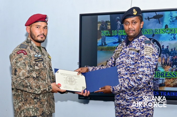 REGIMENT SPECIAL FORCES SUCCESSFULLY CONDUCTED NO. 10 SEARCH AND RESCUE COURSE FOR FOREIGN AND RSF PERSONNEL