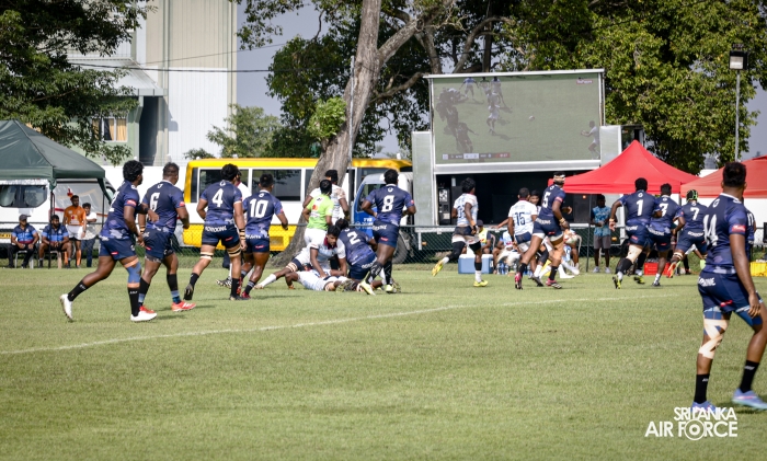 AIR FORCE SC TRIUMPHS AGAINST NAVY SC IN INTER-CLUB RUGBY LEAGUE MATCH