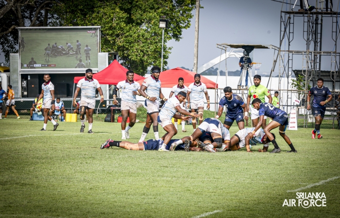 AIR FORCE SC TRIUMPHS AGAINST NAVY SC IN INTER-CLUB RUGBY LEAGUE MATCH