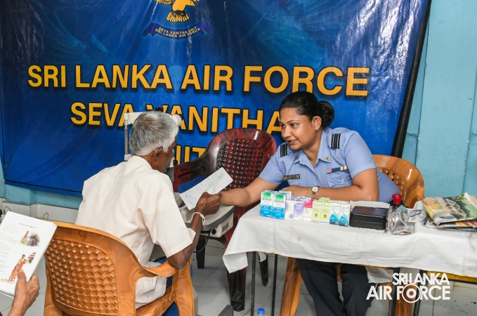 SLAF SEVA VANITHA UNIT ORGANIZES EYE CLINIC AT NAMAL POKUNA TEMPLE BENEFITING OVER 500 INDIVIDUALS