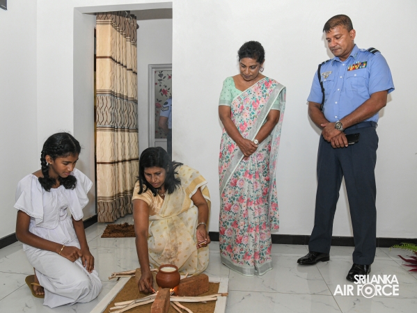SLAF SEVA VANITHA UNIT CONDUCTS A HOUSE WARMING CEREMONY
