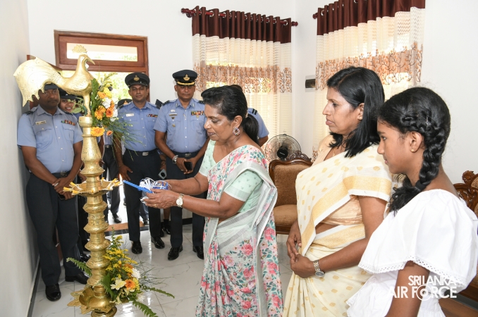 SLAF SEVA VANITHA UNIT CONDUCTS A HOUSE WARMING CEREMONY