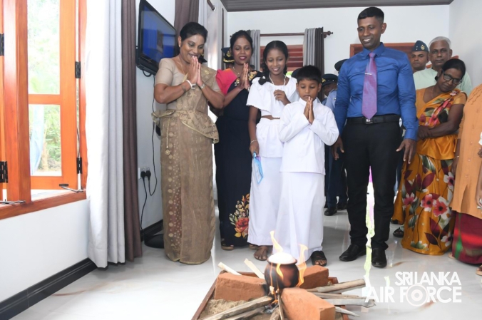 SLAF SEVA VANITHA UNIT CONDUCTS A HOUSE WARMING CEREMONY