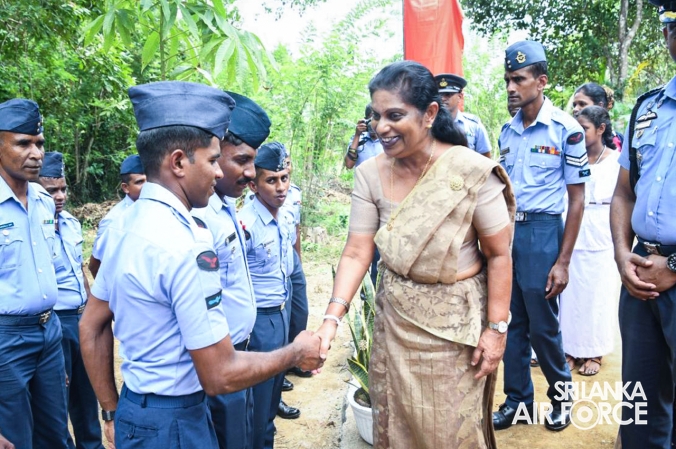 SLAF SEVA VANITHA UNIT CONDUCTS A HOUSE WARMING CEREMONY
