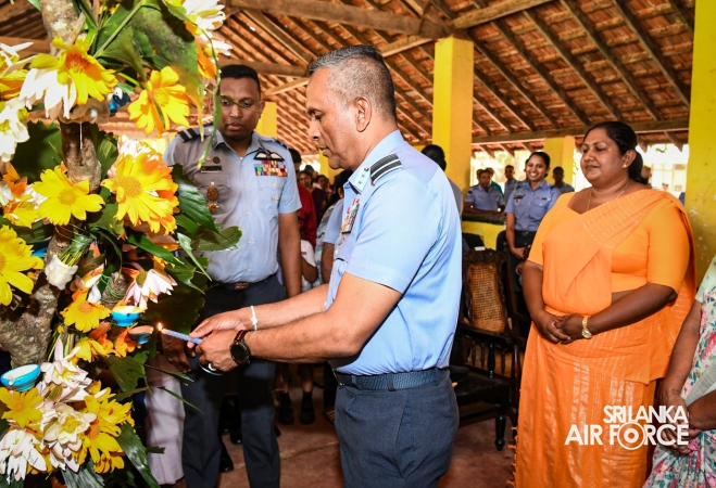 SLAF SEVA VANITHA UNIT HANDS OVER NEW CLASSROOM BUILDING TO GALENBIDUNUWEWA HURULUWEWA VAM IURA SCHOOL