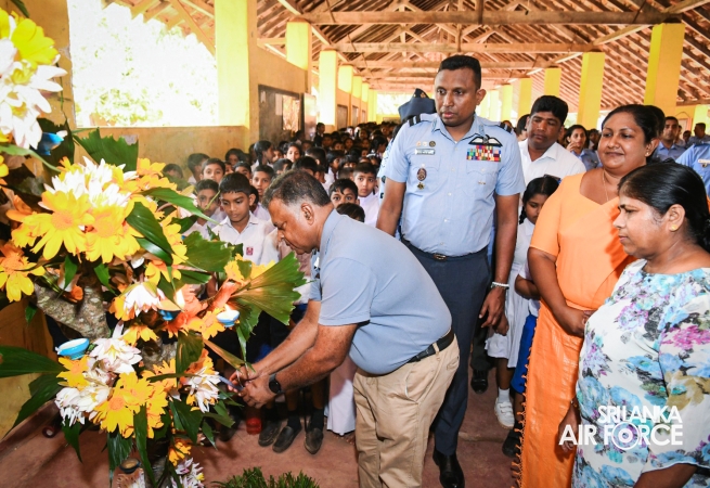 SLAF SEVA VANITHA UNIT HANDS OVER NEW CLASSROOM BUILDING TO GALENBIDUNUWEWA HURULUWEWA VAM IURA SCHOOL