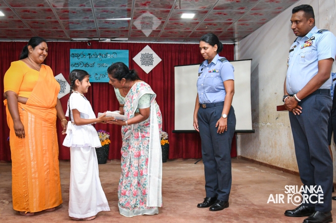 SLAF SEVA VANITHA UNIT HANDS OVER NEW CLASSROOM BUILDING TO GALENBIDUNUWEWA HURULUWEWA VAM IURA SCHOOL
