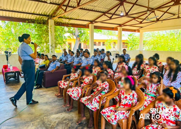 CHARITABLE DONATION DRIVE BY THE SEVA VANITHA UNIT OF SLAF STATION PALAVI