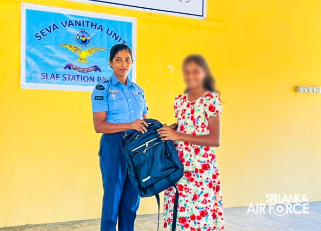 CHARITABLE DONATION DRIVE BY THE SEVA VANITHA UNIT OF SLAF STATION PALAVI