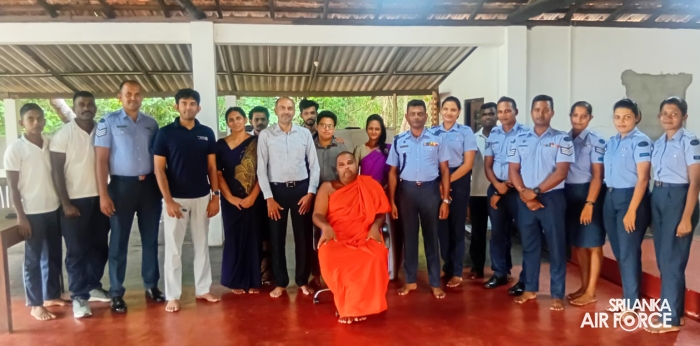 SLAF STATION PALAVI CONDUCTS EYE CLINIC AND SPECTACLE DONATION PROGRAMME AT KANDAYAYA