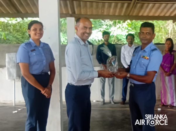 SLAF STATION PALAVI CONDUCTS EYE CLINIC AND SPECTACLE DONATION PROGRAMME AT KANDAYAYA