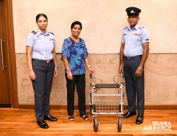 SPECIAL DONATION PROGRAM BY AIR FORCE SEVA VANITHA UNIT TO SUPPORT FAMILIES OF SLAF PERSONNEL