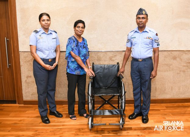 SPECIAL DONATION PROGRAM BY AIR FORCE SEVA VANITHA UNIT TO SUPPORT FAMILIES OF SLAF PERSONNEL