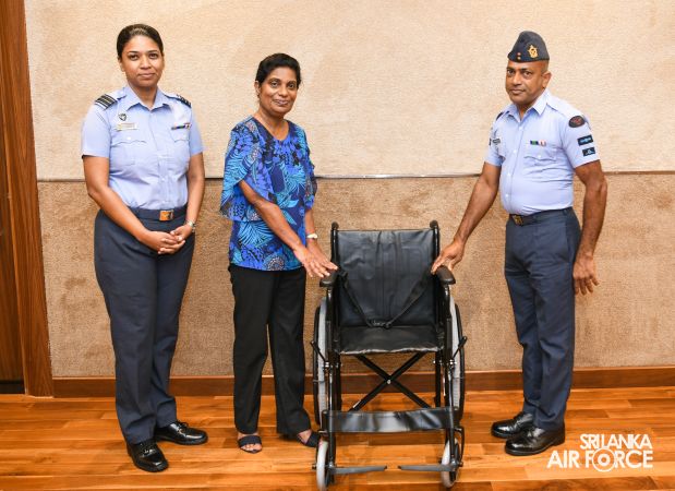 SPECIAL DONATION PROGRAM BY AIR FORCE SEVA VANITHA UNIT TO SUPPORT FAMILIES OF SLAF PERSONNEL
