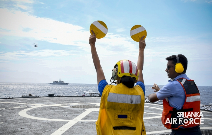 SLAF CONTRIBUTES TO JOINT MARITIME OPERATIONS AT TRINEX-25