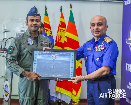 SLAF CONTRIBUTES TO JOINT MARITIME OPERATIONS AT TRINEX-25