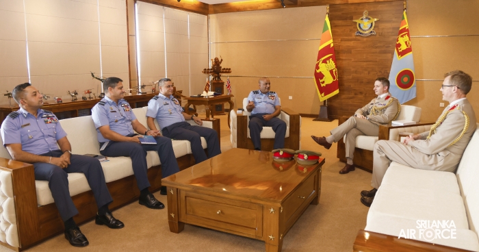 OUTGOING DEFENCE ADVISOR AT THE BRITISH HIGH COMMISSION IN SRI LANKA CALLS ON THE COMMANDER