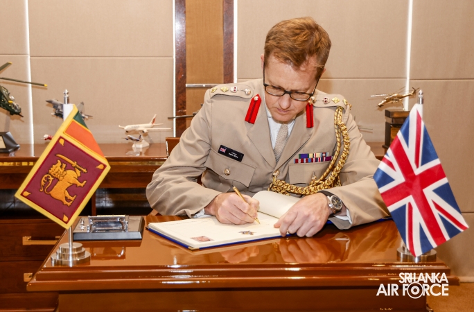 OUTGOING DEFENCE ADVISOR AT THE BRITISH HIGH COMMISSION IN SRI LANKA CALLS ON THE COMMANDER
