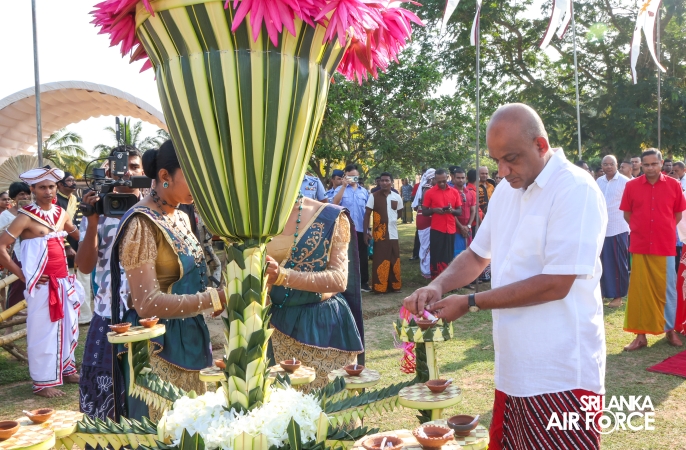 VIBRANT TRADITIONS AND SPIRITED CELEBRATIONS MARK ‘AURUDU UDANAYA’ AT SLAF BASE KATUNAYAKE